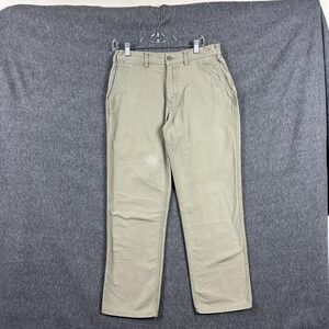 Patagonia Pants Mens 31 Short Beige Organic Cotton Chino Casual Canvas Outdoor